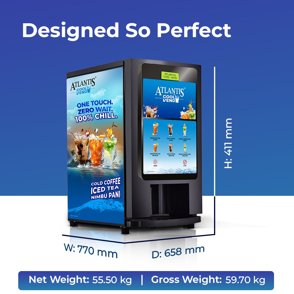 ATLANTIS COOL Vend - One Touch, Zero Wait, 100% Chill view 7