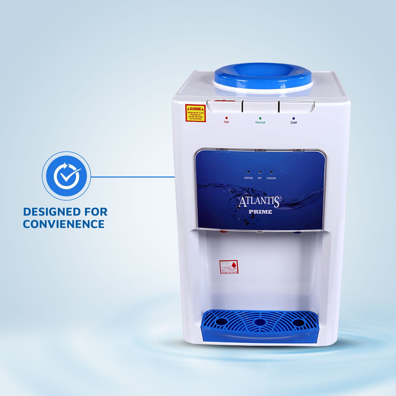 ATLANTIS PRIME (Hot Normal & Cold) Table Top Water Dispenser view 5
